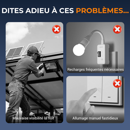 Lampe Solaire avec Détecteur de Mouvement