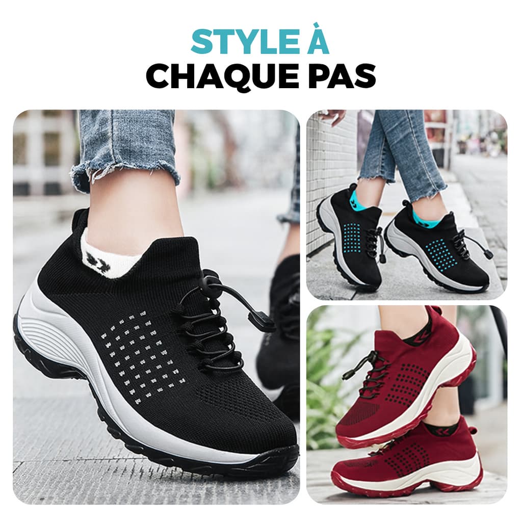 Baskets Orthopédiques Respirantes – Confort & Soulagement de la Douleur