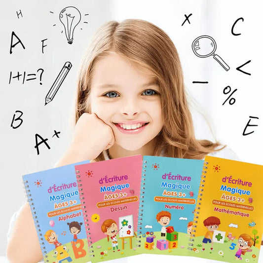 Cahier D'apprentissage D'écriture Magique