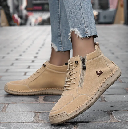 Chaussures  en cuire orthopédique respirante