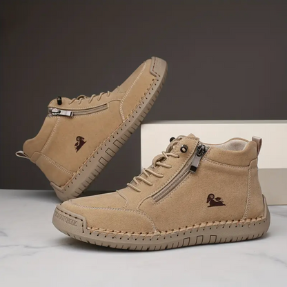 Chaussures  en cuire orthopédique respirante